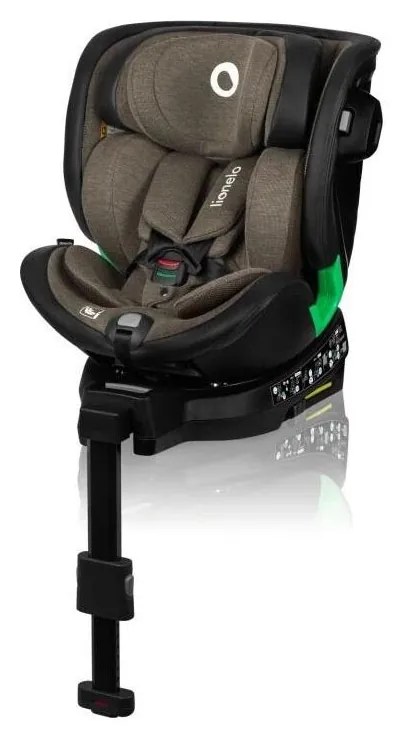 Lionelo - Автокресло с базой HARMONY i-Size 40-150 см, черно-оливково