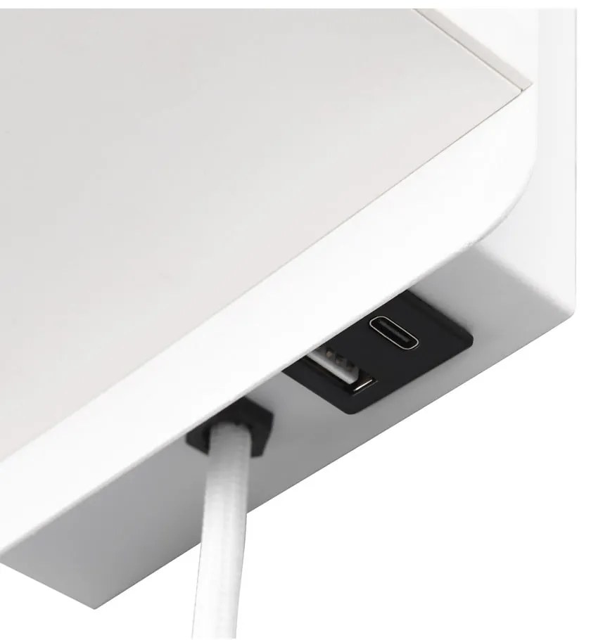 Бяла стенна лампа Comfort – Trio