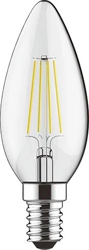 Лампа LED Filament E14 Candle 5W 2700K 2парчета  (5 τεμάχια)