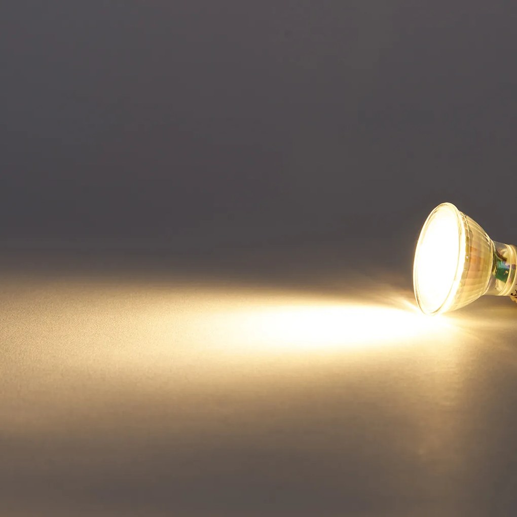 Комплект от 5 GU10 3-степенно димируеми в Келвин LED крушки 3W 180lm 2000K-2700K