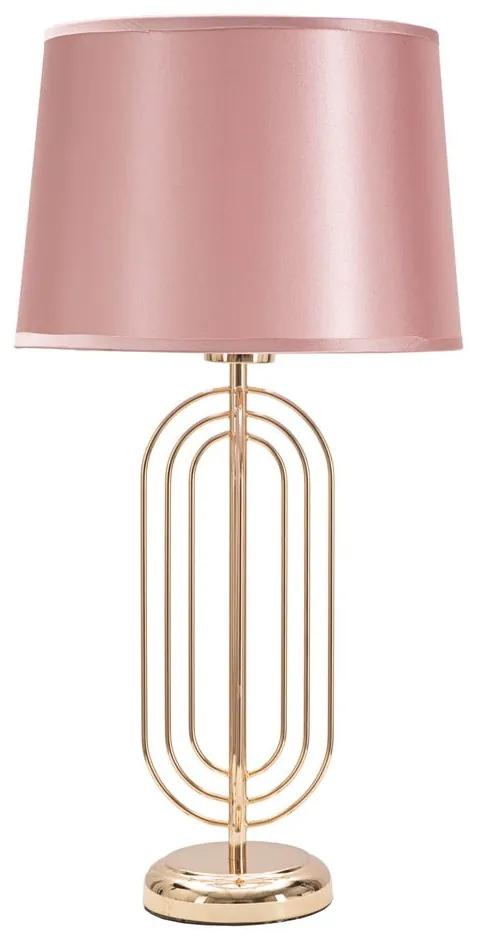Розова настолна лампа , височина 55 cm Krista - Mauro Ferretti