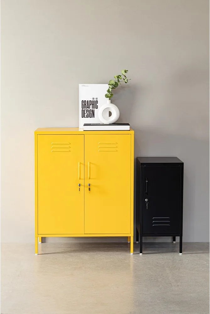 Светлорозово метално заключващ се шкафче 35x76x40 cm Cambridge – Yes Everyday