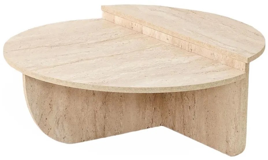 Холна маса REST — мраморен декор, бежова