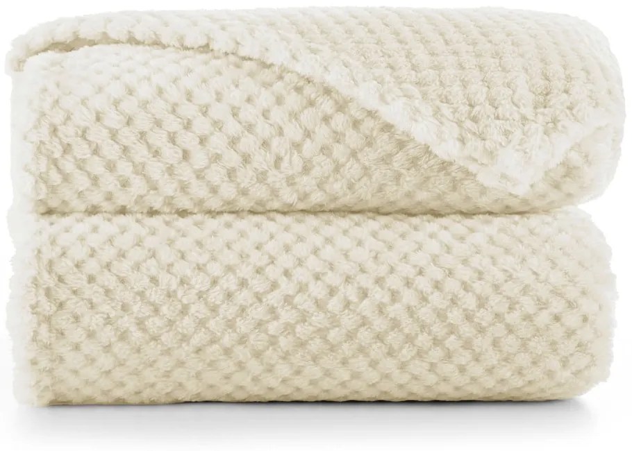 Бежово одеяло от микрофибър , 70 x 150 cm Henry - DecoKing