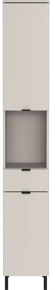 Кремав висок тесен шкаф за баня 30x190 cm Arcena – Germania