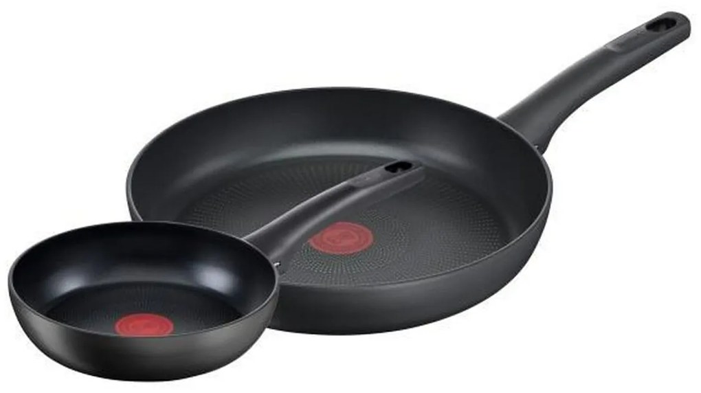 Комплект Тигани Tefal G26890 Черен Алуминий 2 броя Ø 22 cm Ø 28 cm
