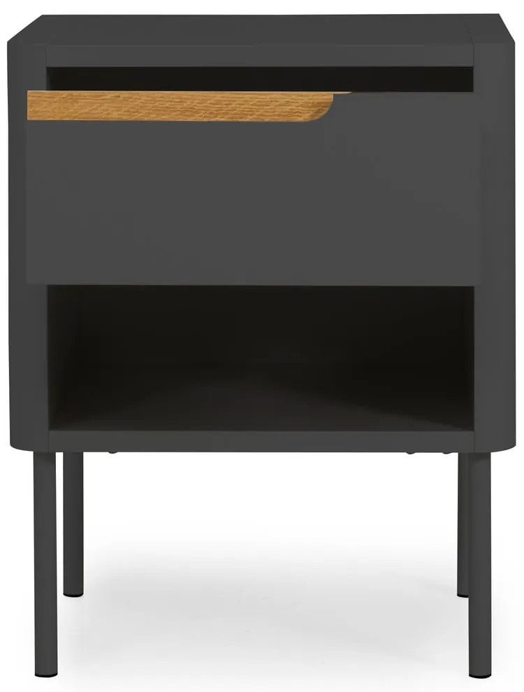 Антрацитно сиво нощно шкафче Switch - Tenzo