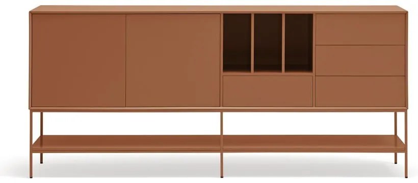 Скрин в тухлен цвят 220x98x45 cm Platt – Teulat