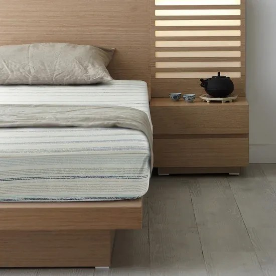 Чаршаф Makosatin - сини ивици Šírka: 180 cm | Dĺžka: 200 cm