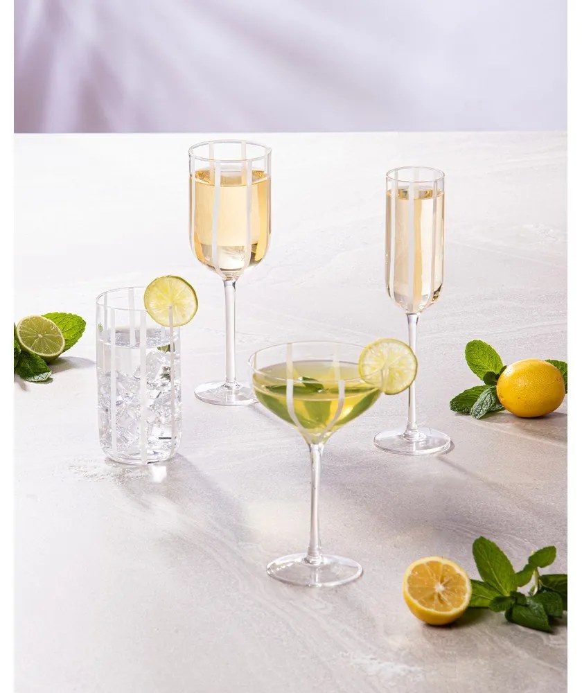 Чаши за вино в комплект от 4 бр. 350 ml Stripe – Ladelle