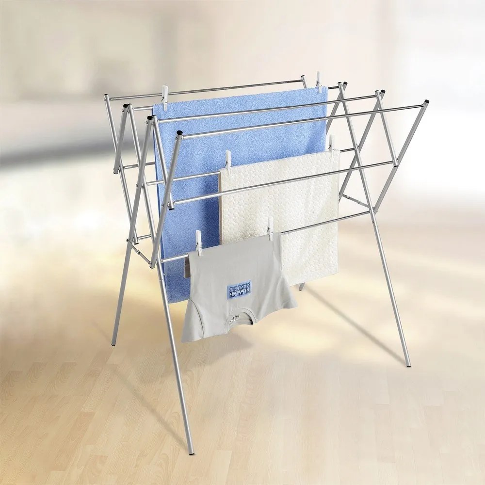 Сушилня за дрехи в блестящо сребрист цвят 8 m – Wenko