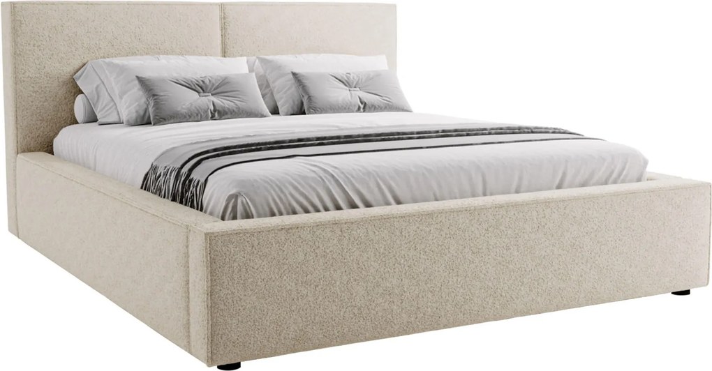 Тапицирано легло Santos-Бежово-200 x 200