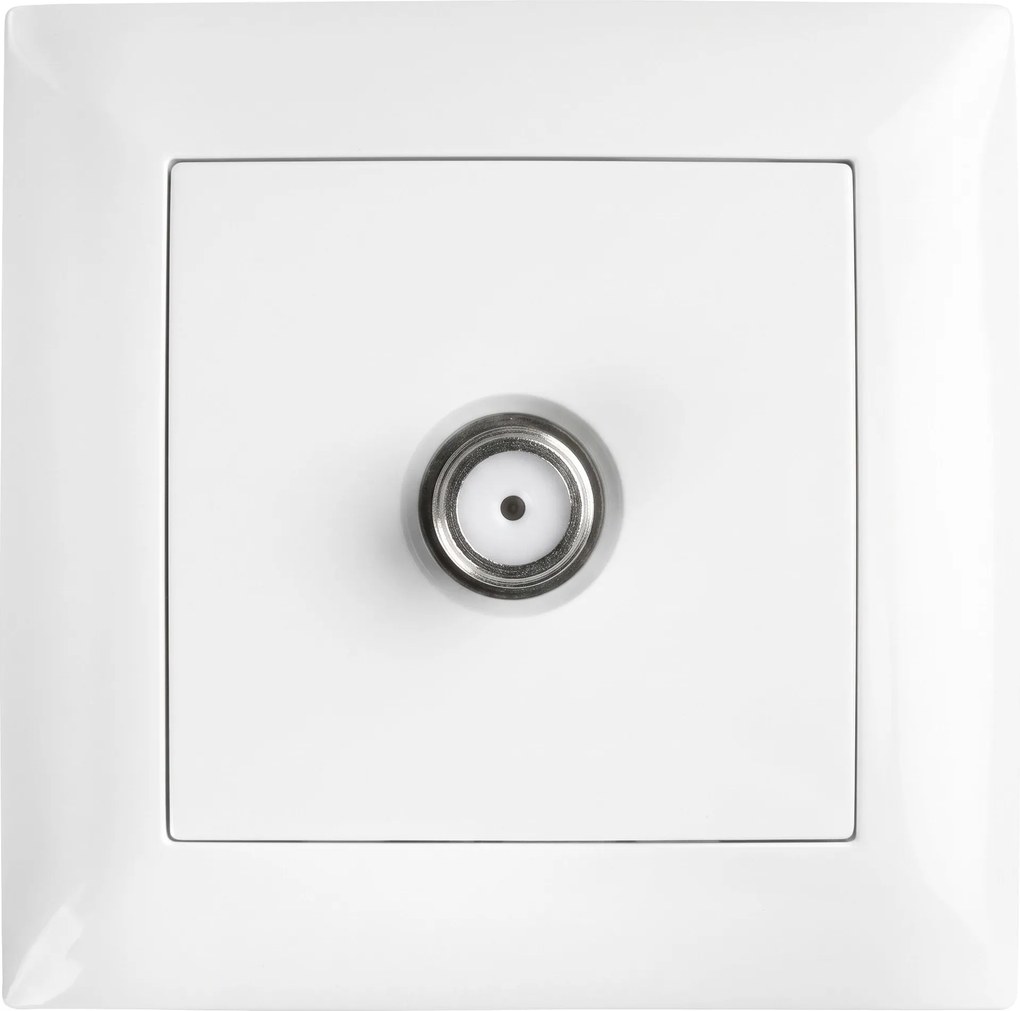 Антенна Розетка с Рамка OSTE JNH012-G WHITE