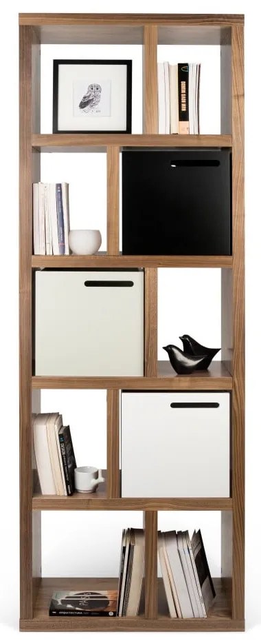 Библиотека от декор от орех естествена 70x198 cm Berlin – TemaHome