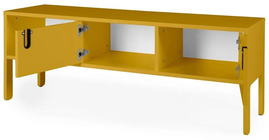 Жълт скрин за телевизор , ширина 137 cm Uno - Tenzo