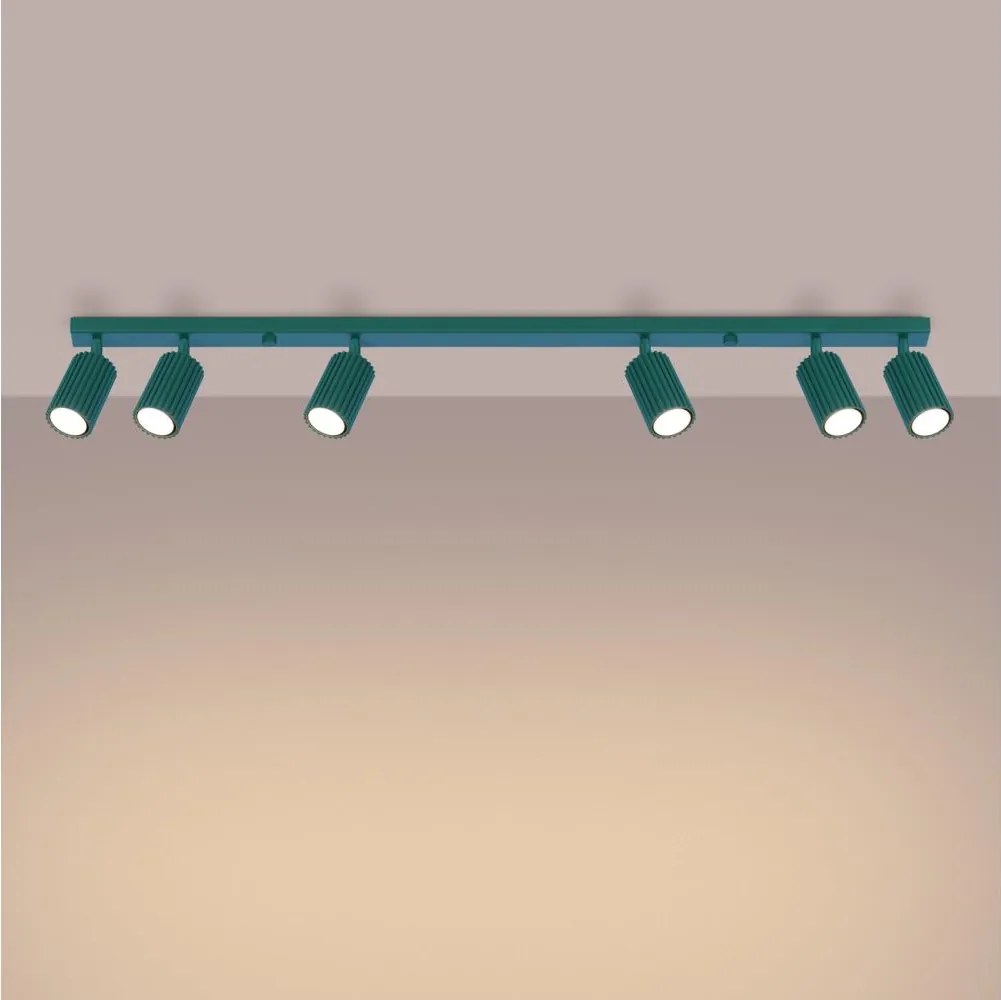 Brilagi - LED точково осветително тяло CRESTO 6xGU10/10W/230V тюркоазено