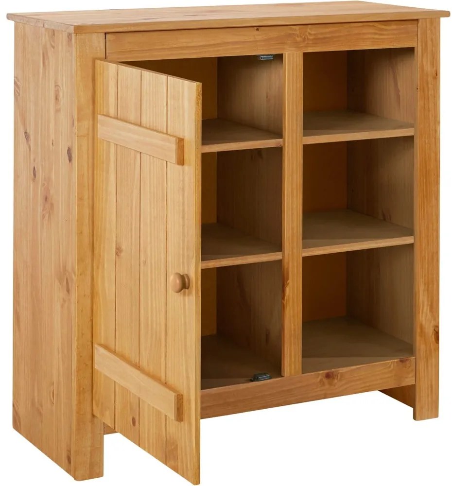 Шкафче от масивен бор в естествен цвят 90x90 cm Bertram – Støraa