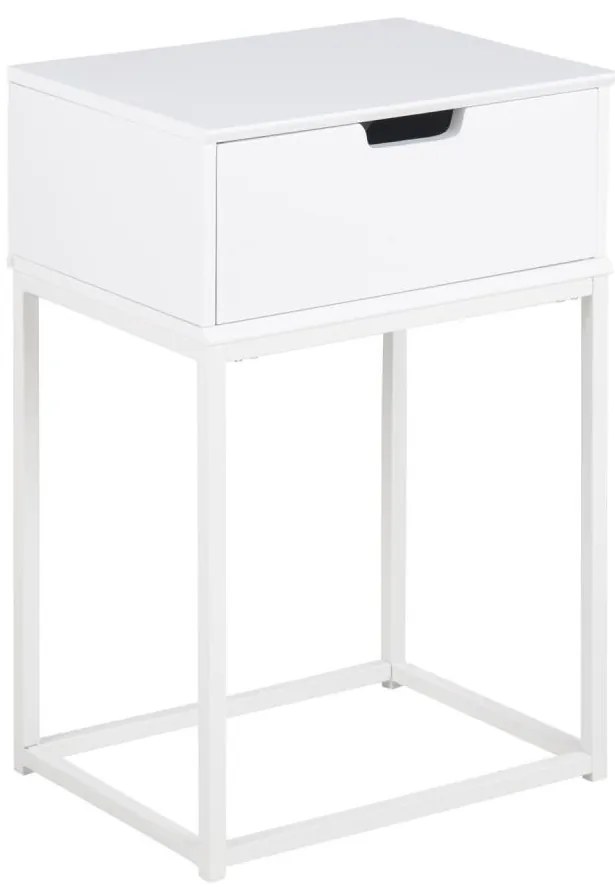 Нощно шкафче CARLY, бяло