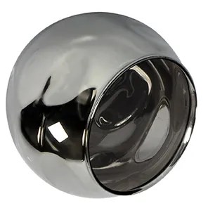 Таванна лампа в стил арт деко златна с димно стъкло 4-светлина - Vidro