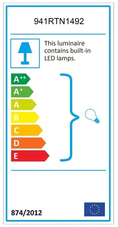 LED стенна лампа в златисто Flüt – Opviq lights