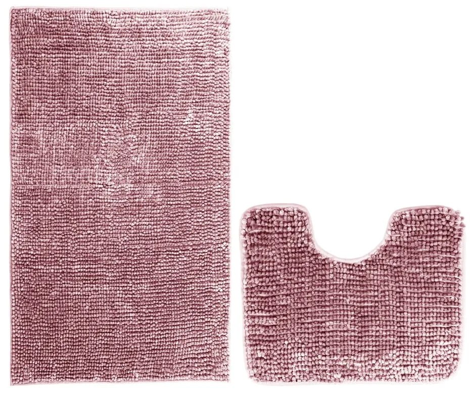 Комплект от 2 лилави постелки за баня Bati - AmeliaHome