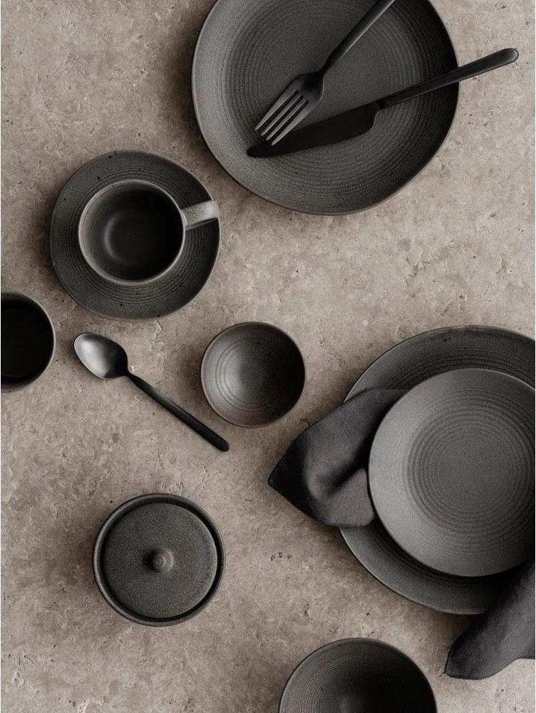 Тъмнокафява керамична купа ø 17 cm KUMI - Blomus