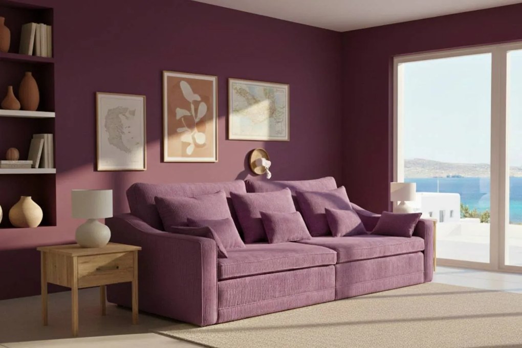 Диван Cesaria Триместен-Roz