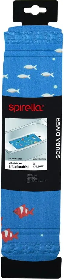 Детска противоплъзгаща подложка за вана 36x71 cm Scuba Diver – Spirella