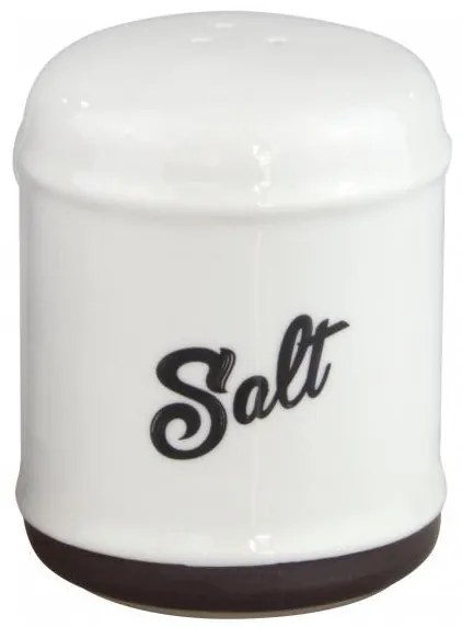 Horecano - Порцеланова солница HELLA-BLACK & WHITE-(HC-56554)