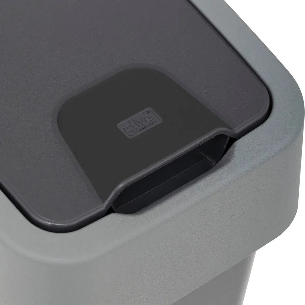 Кош 5five, Пластмаса, Двоен капак - 45 L