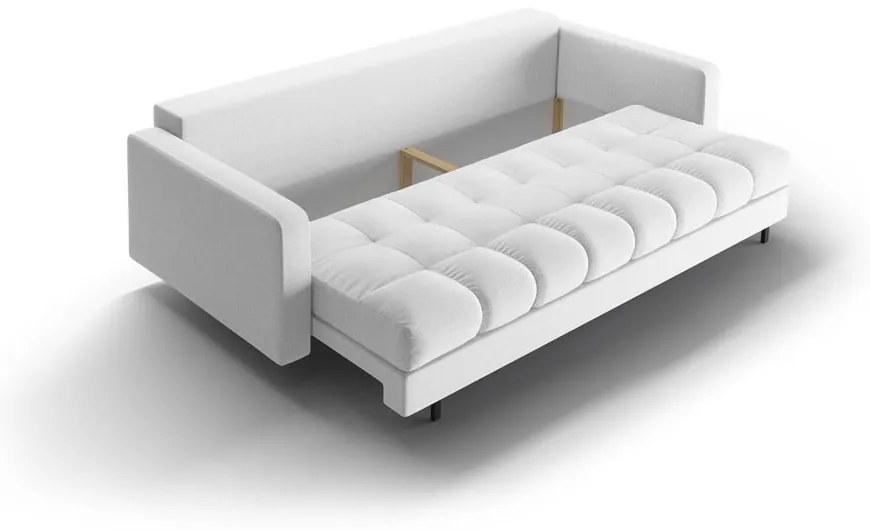 Светлосив разтегателен диван с място за съхранение 222 cm Bali – Cosmopolitan Design