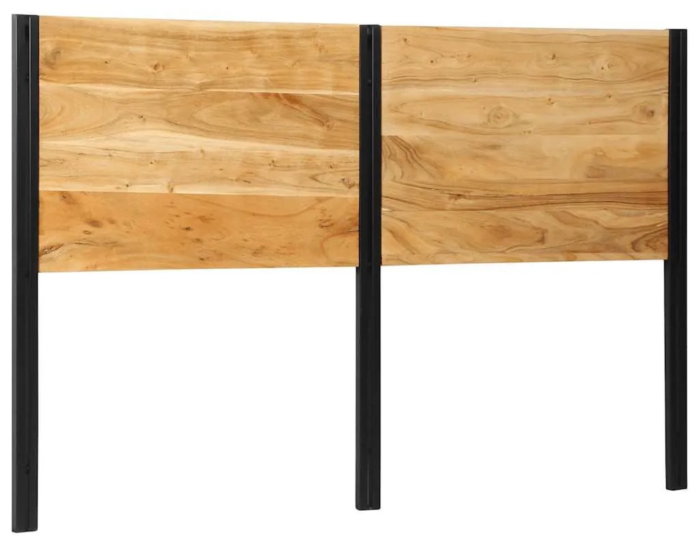 4017554 vidaXL табла за глава 160 cm масивна дървесина акация и желязо