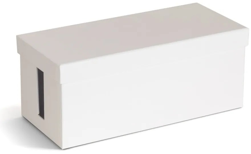 Бял картонен органайзер за кабели Cordy Paper Laminate – Bigso