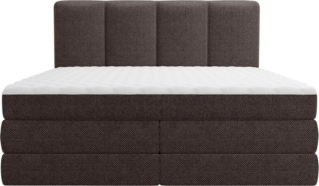 Тапицирано легло Point-Тъмно кафяво-180 x 200