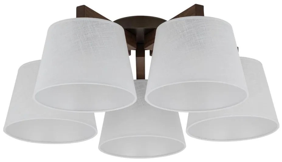 Brilagi - Плафон LATTE 5xE27/15W/230V бор/бял