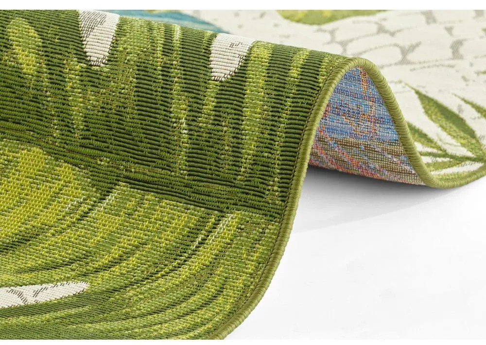 Зелен/тюркоаз външен килим 200x285 cm Flair – Hanse Home