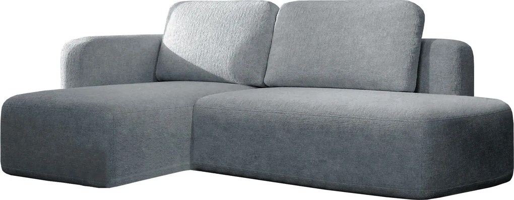 Ъглов диван Cozy-Сиво-Ляв