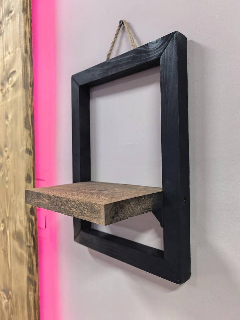 Декоративна стенна етажерка /D010051/