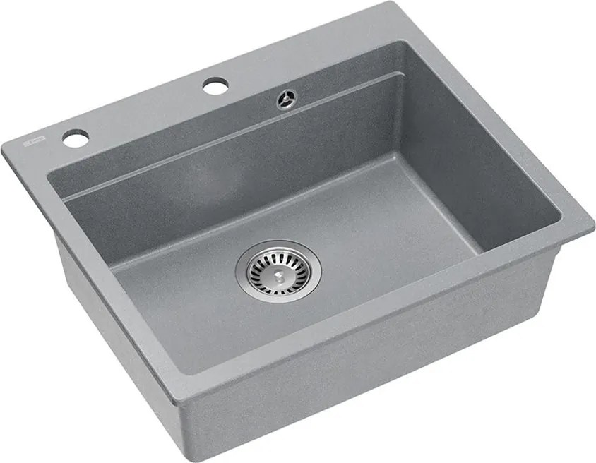 гранитна мивка KURT 110 Grey Metallic