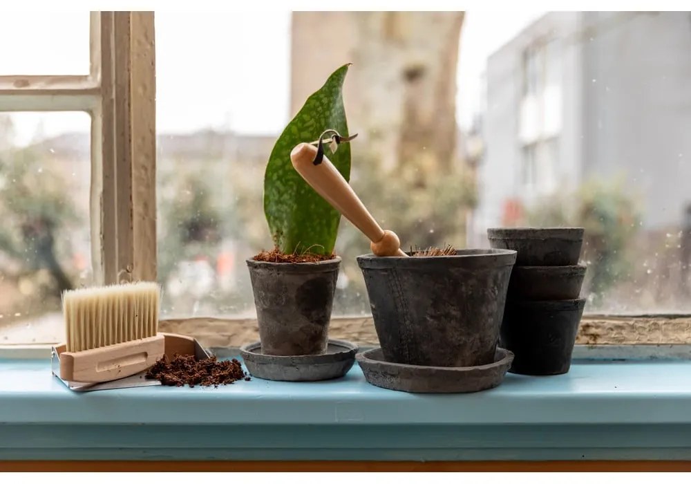 Комплект от 3 сиви теракотени саксии - Esschert Design