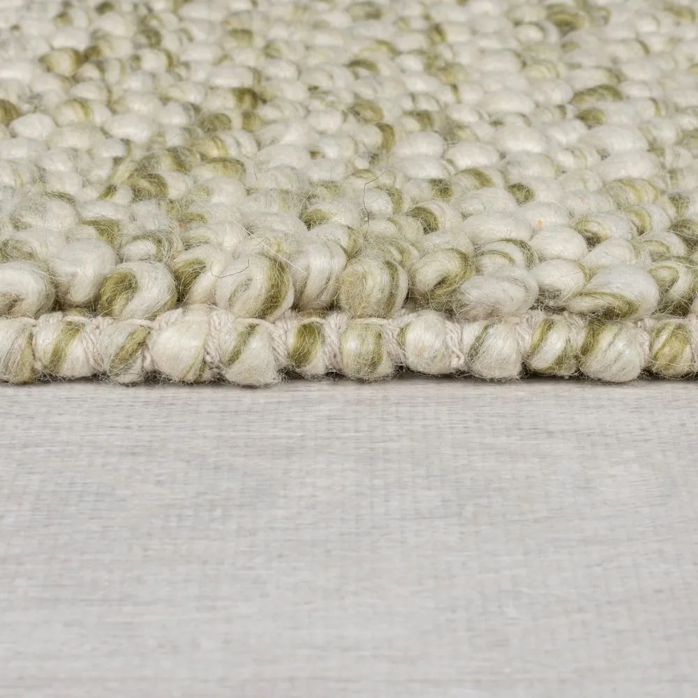 Каки ръчно изработена пътека със смес от вълна 60x230 cm Minerals – Flair Rugs