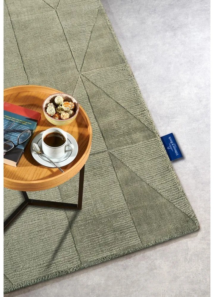Зелен ръчно изработен вълнен килим 120x170 cm Ursule – Villeroy&amp;Boch