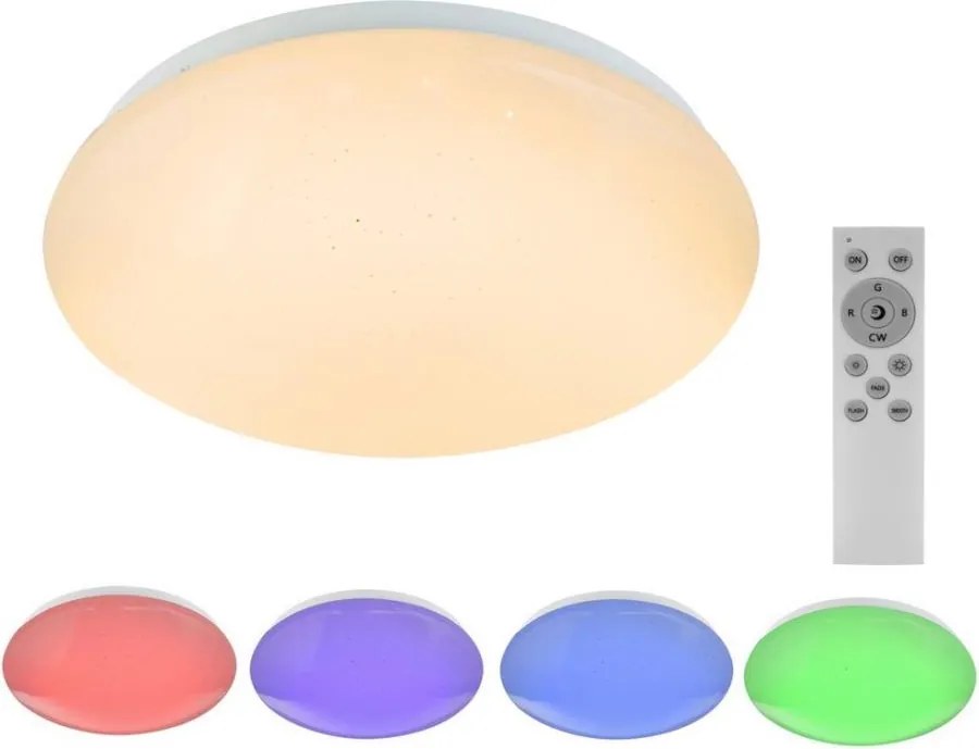 Globo 48363RGB - димируемо LED RGB осветително тяло ATREJU LED/12W/230V + LED/3W