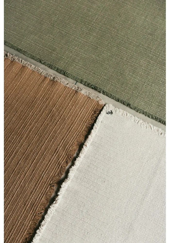 Кремав ръчно изработен памучен килим 170x240 cm Handloom – Lorena Canals