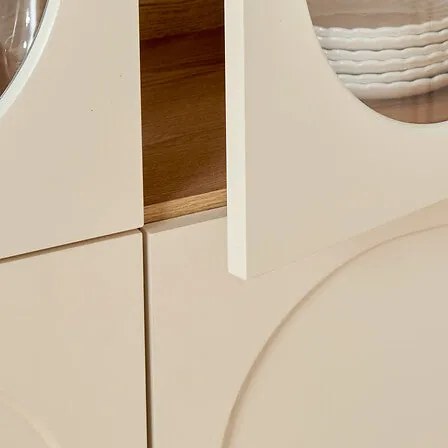 Шкаф с витрина atmosphera Bloomy, 4 врати, 180 cm, MDF