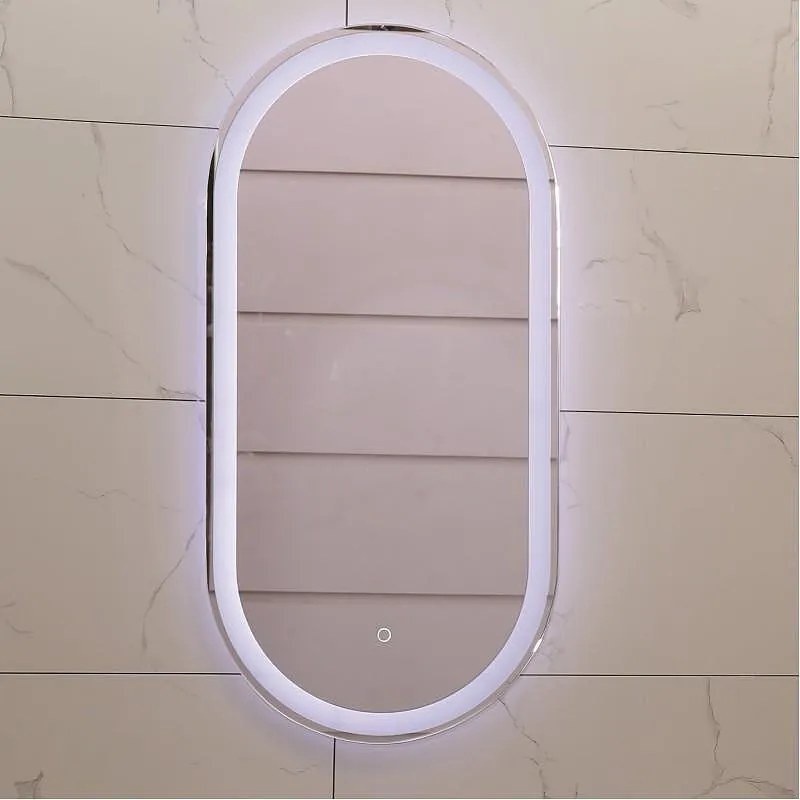 LED огледало за баня с нагревател, 80x40см, Inter Ceramic, ICL 1492