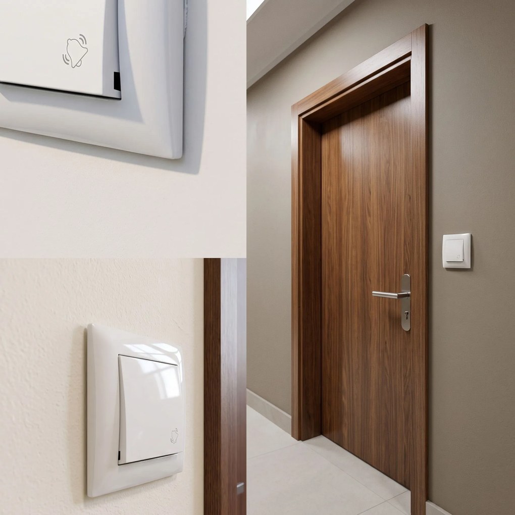 Бутон за Звънец OSTE JNH008-W WHITE