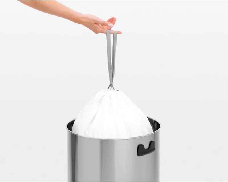 Кош за боклук Brabantia Touch Bin 647251, 60 л, Плавно и безшумно отваряне, Черен/инокс