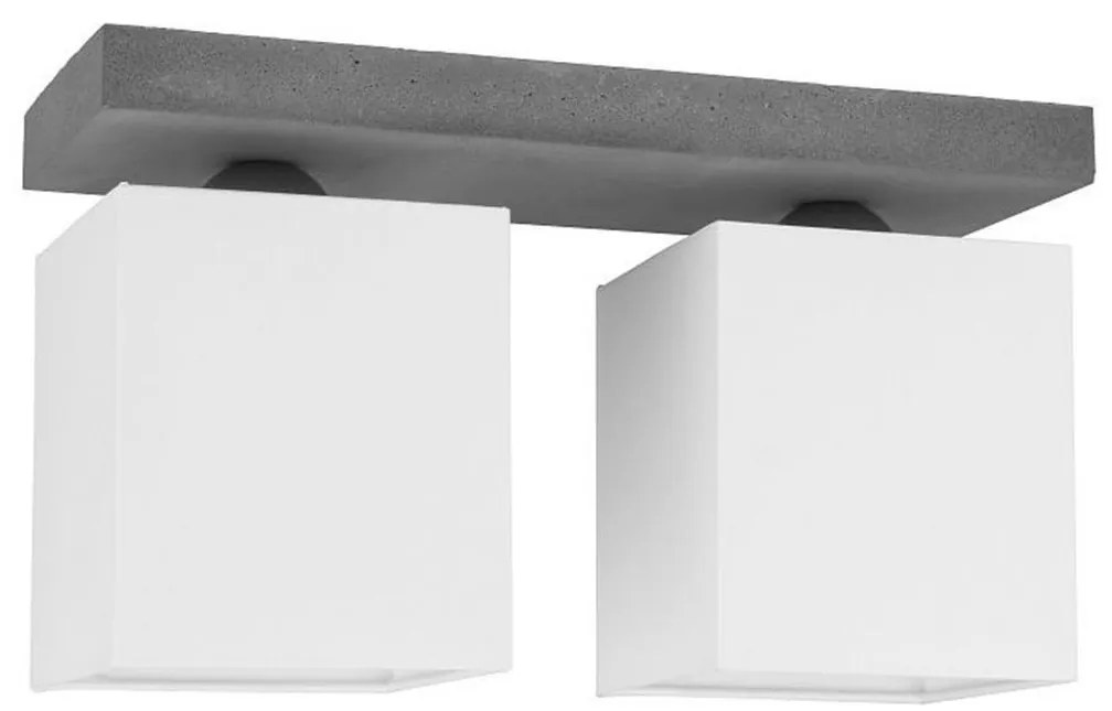 Spot-Light 2241236 - таванно осветително тяло GREAT 2xE27/25W/230V бетон