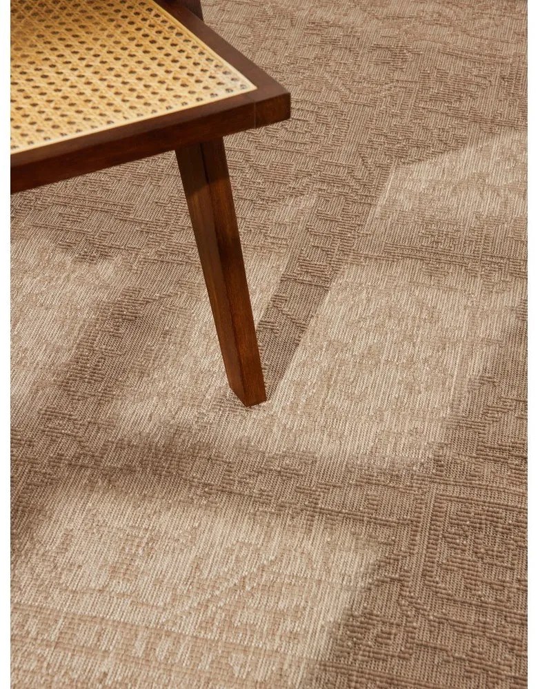Килим за открито и закрито в цвят слонова кост и бежово 200x290 cm Duet Kona – NORTHRUGS
